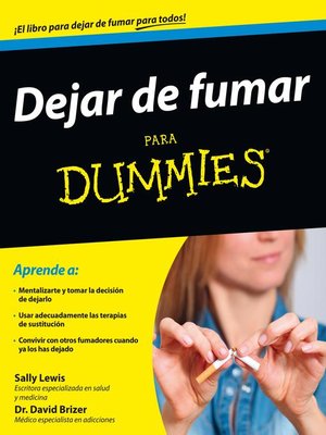 cover image of Dejar de fumar para Dummies